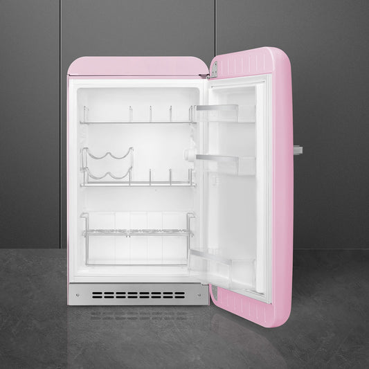 Tủ mát một cửa SMEG FAB10HRPK6 màu hồng cánh phải