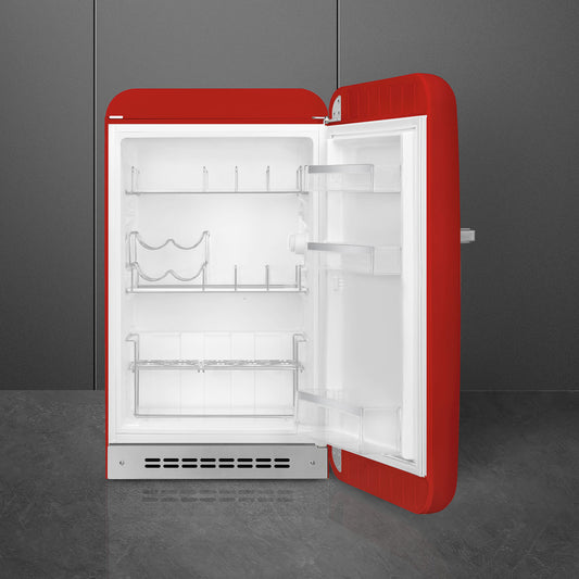Tủ mát SMEG FAB10HRRD5 màu đỏ cánh phải