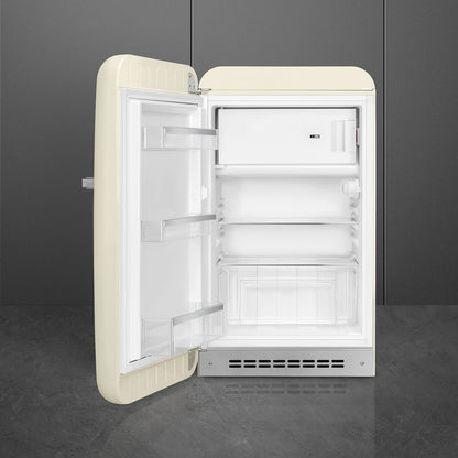 Tủ lạnh một cửa SMEG FAB10LCR6 màu kem cánh trái
