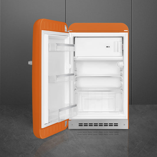 Tủ lạnh mini một cửa SMEG FAB10LOR5 màu cam cánh trái