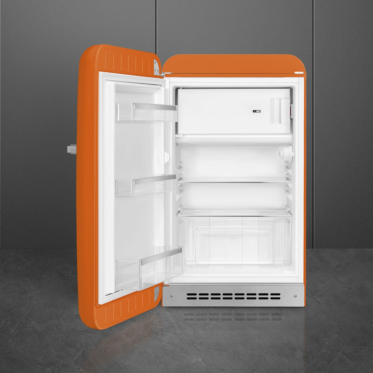 Tủ lạnh một cửa SMEG FAB10LOR6 màu cam cánh trái