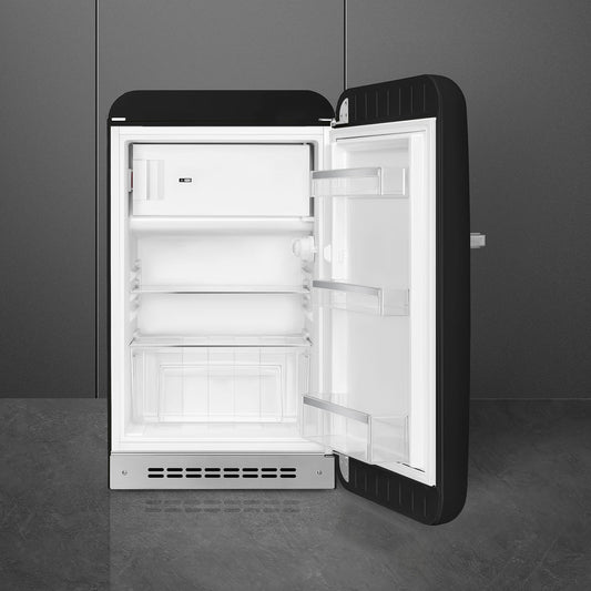 Tủ lạnh mini một cửa SMEG FAB10RBL5 màu đen cánh phải