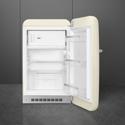 Tủ lạnh mini một cửa SMEG FAB10RCR5 màu kem cánh phải