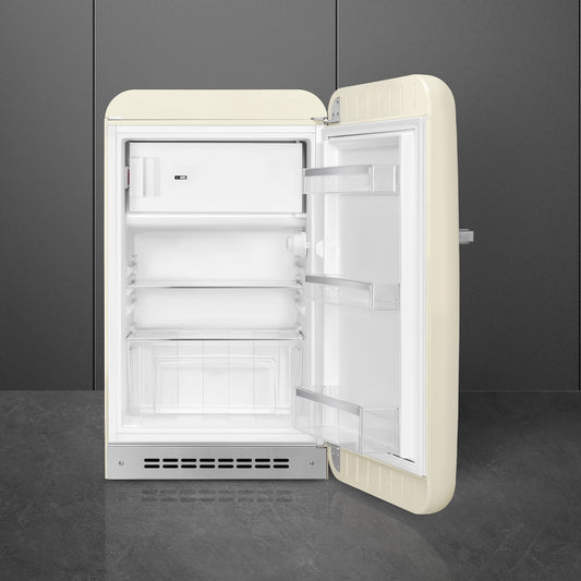 Tủ lạnh một cửa SMEG FAB10RCR6 màu kem cánh phải