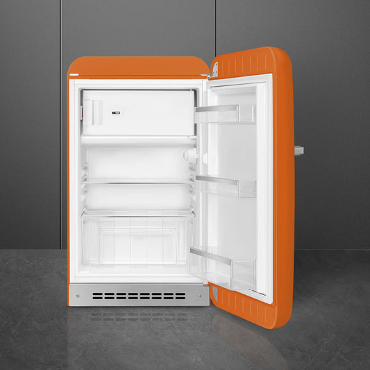 Tủ lạnh mini một cửa SMEG FAB10ROR5 màu cam cánh phải