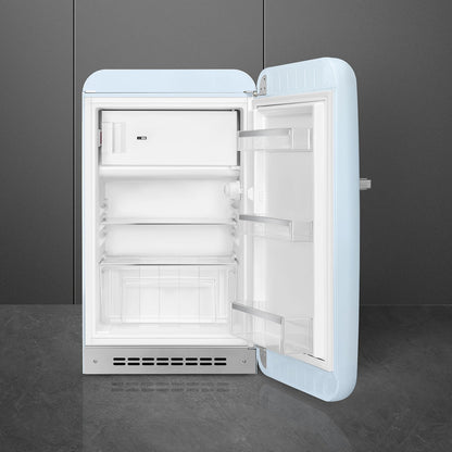 Tủ lạnh một cửa SMEG FAB10RPB6 màu xanh nhạt cánh phải