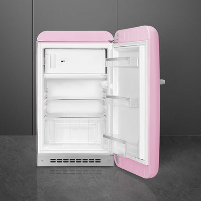 Tủ lạnh mini một cửa SMEG FAB10RPK5 màu hồng cánh phải