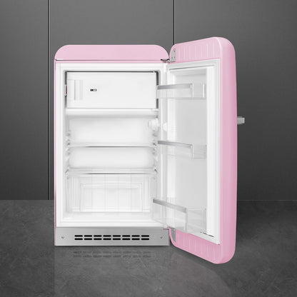Tủ lạnh một cửa SMEG FAB10RPK6 màu hồng cánh phải