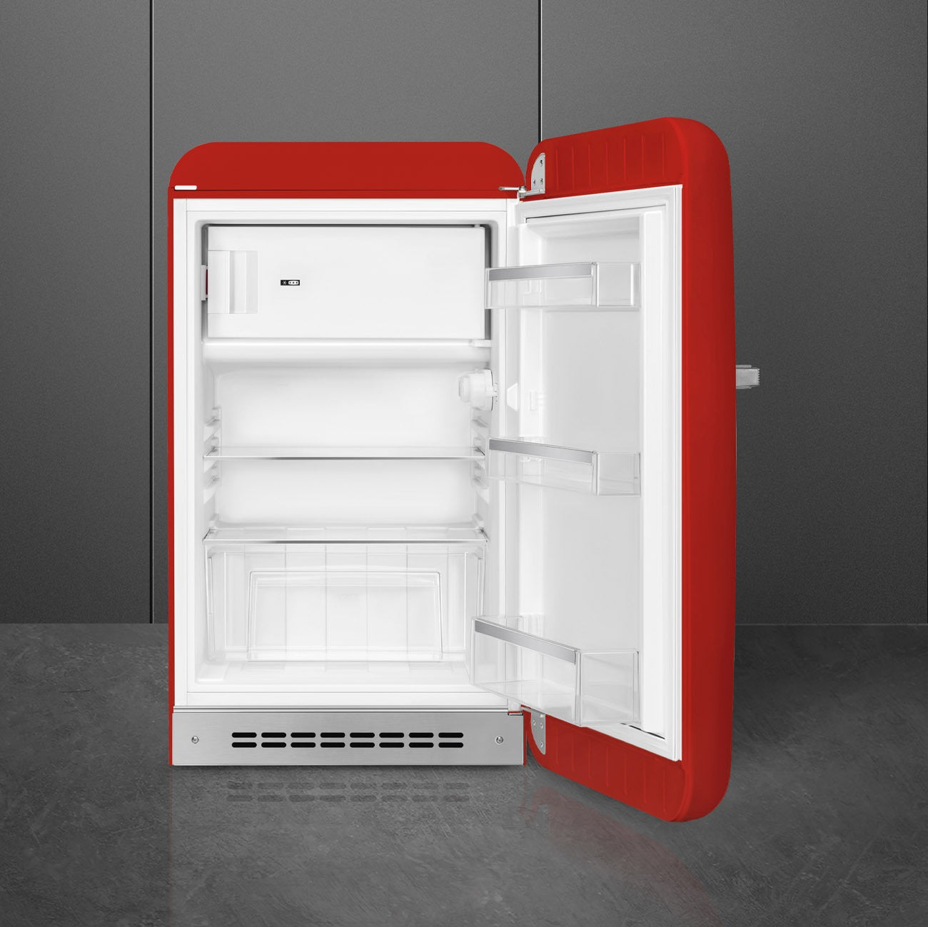 Tủ lạnh một cửa SMEG FAB10RRD6 màu đỏ cánh phải