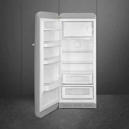 Tủ lạnh một cửa SMEG FAB28LSV5 màu bạc cánh trái