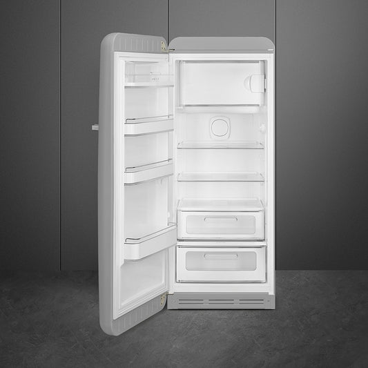 Tủ lạnh một cửa SMEG FAB28LSV5 màu bạc cánh trái
