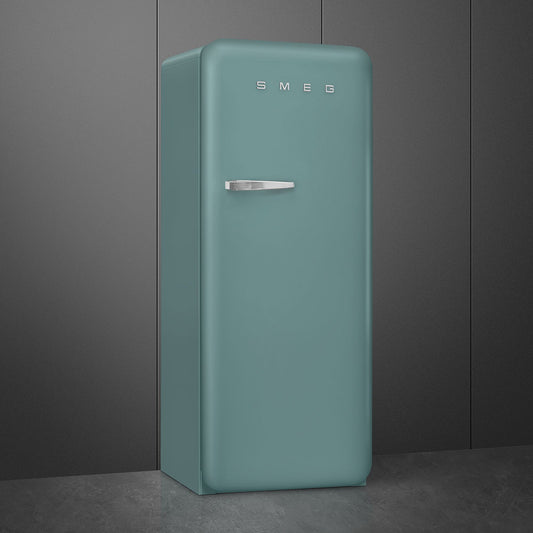 Tủ lạnh một cửa SMEG FAB28RDEG5 màu xanh ngọc lục bảo cánh phải