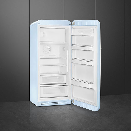 Tủ lạnh một cửa SMEG FAB28RPB5 màu xanh pastel cánh phải