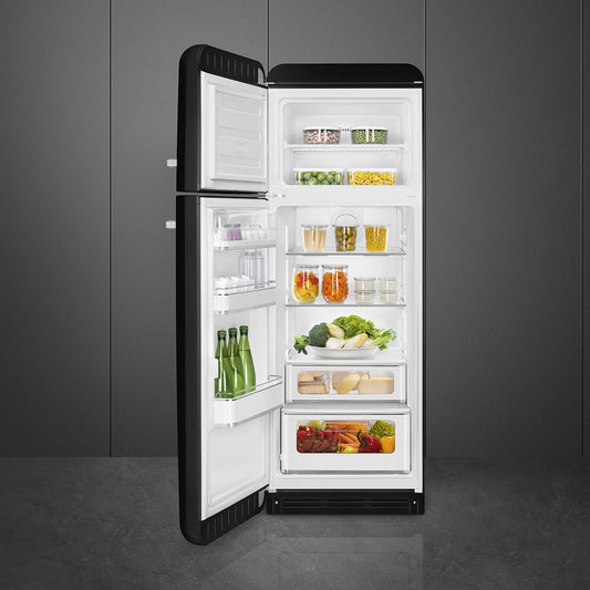 Tủ lạnh cửa đôi SMEG FAB30LBL5 màu đen cánh trái