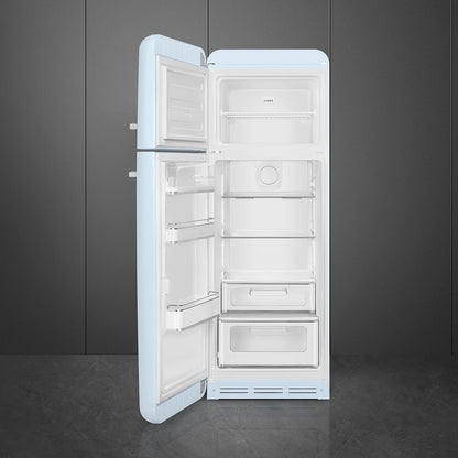 Tủ lạnh cửa đôi SMEG FAB30LPB5 màu xanh dương pastel cánh trái