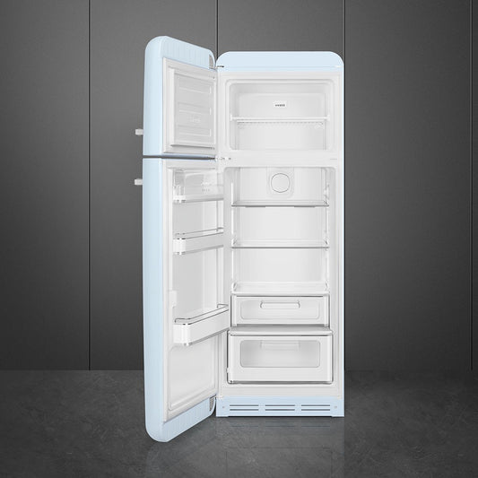 Tủ lạnh cửa đôi SMEG FAB30LPB5 màu xanh dương pastel cánh trái