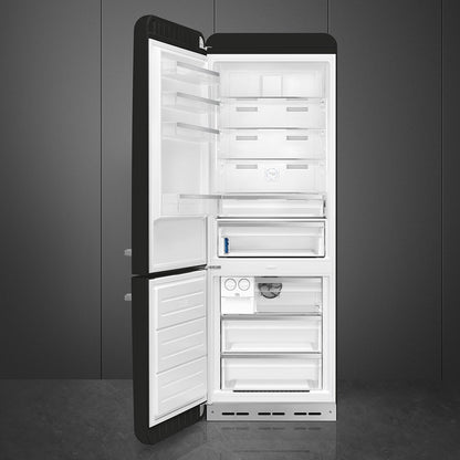 Tủ lạnh 2 ngăn đỉnh dưới SMEG FAB38LBL5 màu đen cánh trái