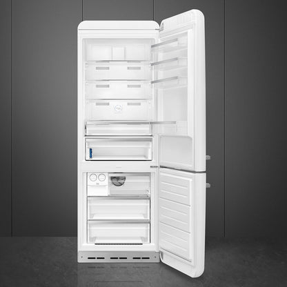 Tủ lạnh 2 ngăn đỉnh dưới SMEG FAB38RWH5 màu trắng cánh phải