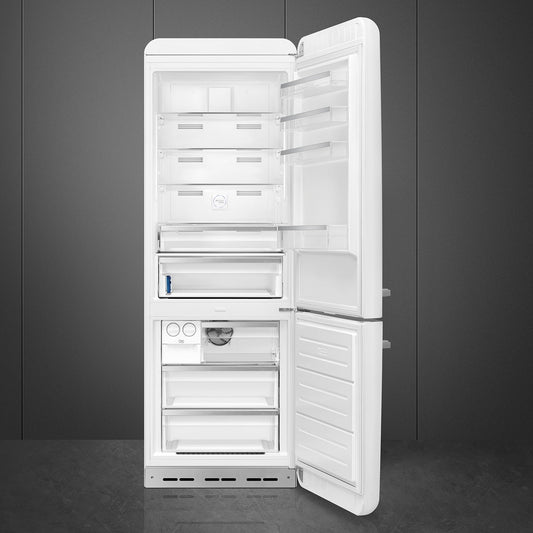 Tủ lạnh 2 ngăn đỉnh dưới SMEG FAB38RWH5 màu trắng cánh phải