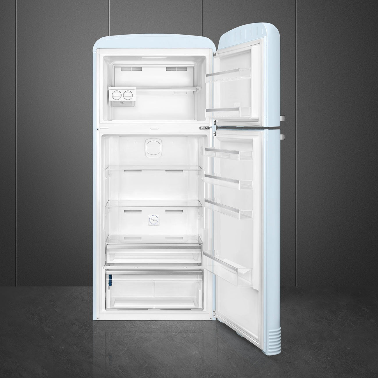 Tủ lạnh 2 ngăn SMEG FAB50RPB5 màu xanh dương cánh phải