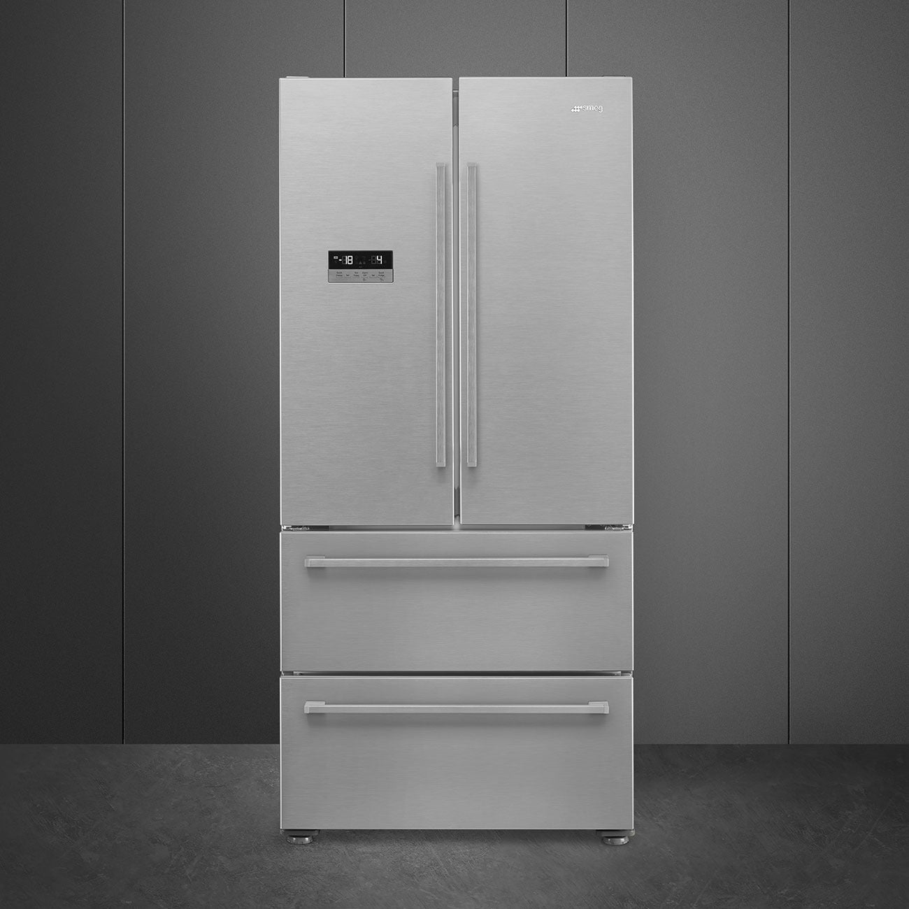 Tủ lạnh 4 ngăn SMEG FQ55FXDF màu inox