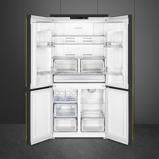 Tủ lạnh 4 ngăn SMEG FQ60CAO5 màu than antraxit