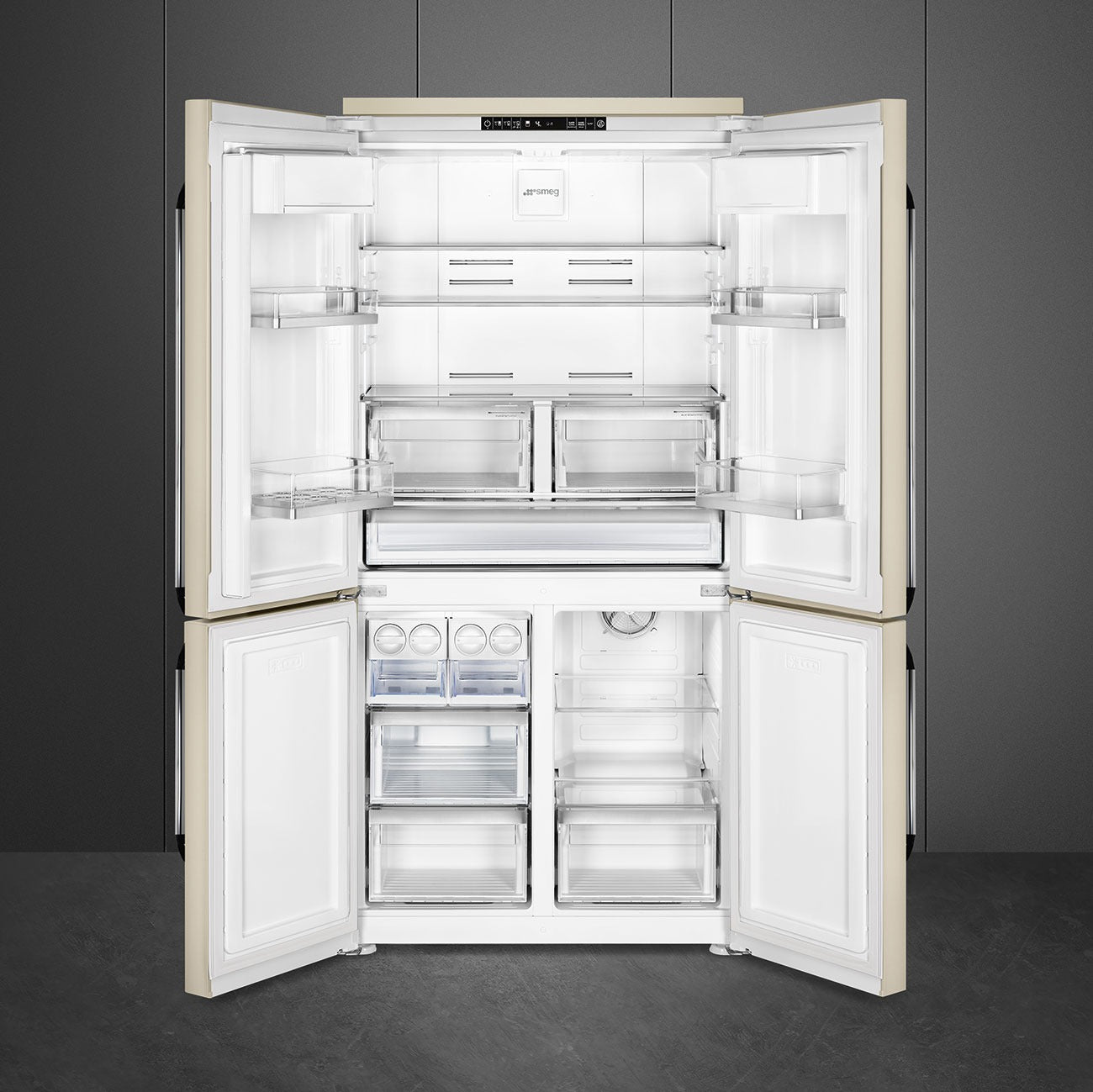 Tủ lạnh 4 ngăn SMEG FQ960P5 màu kem