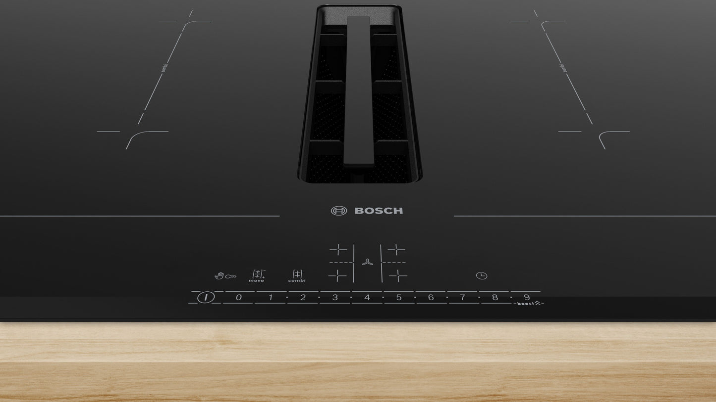 Bếp từ kết hợp hút mùi BOSCH PVQ711F15E|Serie 6