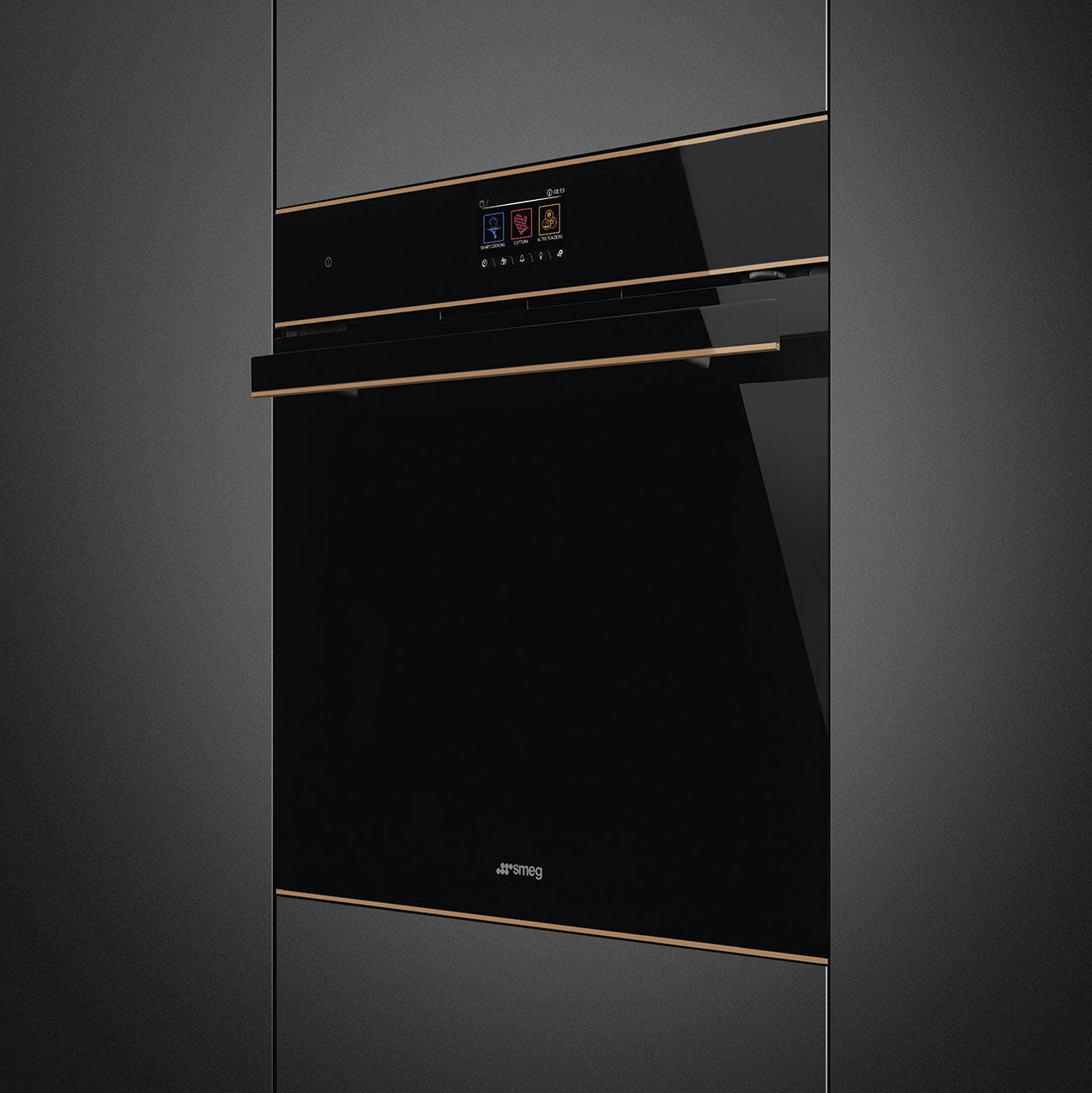 Lò nướng kết hợp hấp SMEG SOP6604S2PNR