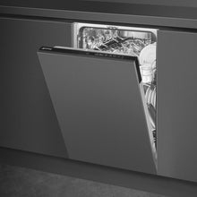 Máy rửa bát âm tủ SMEG ST4512IN màu đen