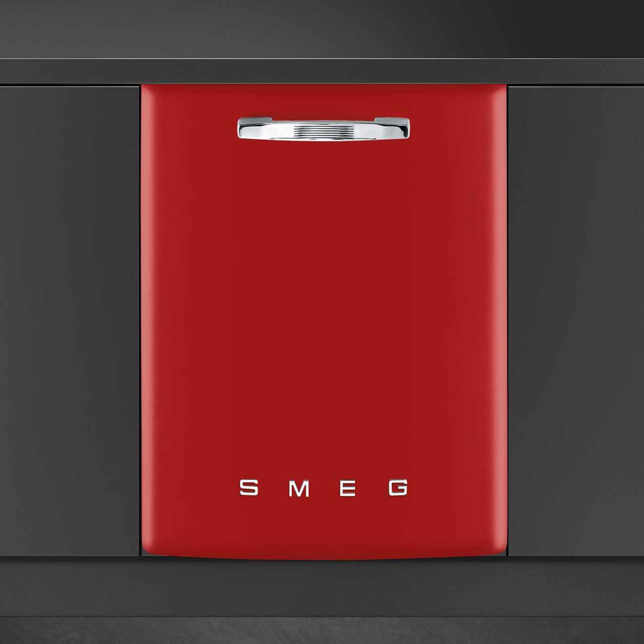 Máy rửa bát âm tủ SMEG STFABRD3 màu đỏ