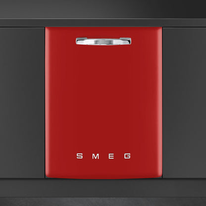 Máy rửa bát âm tủ SMEG STFABRD3 màu đỏ