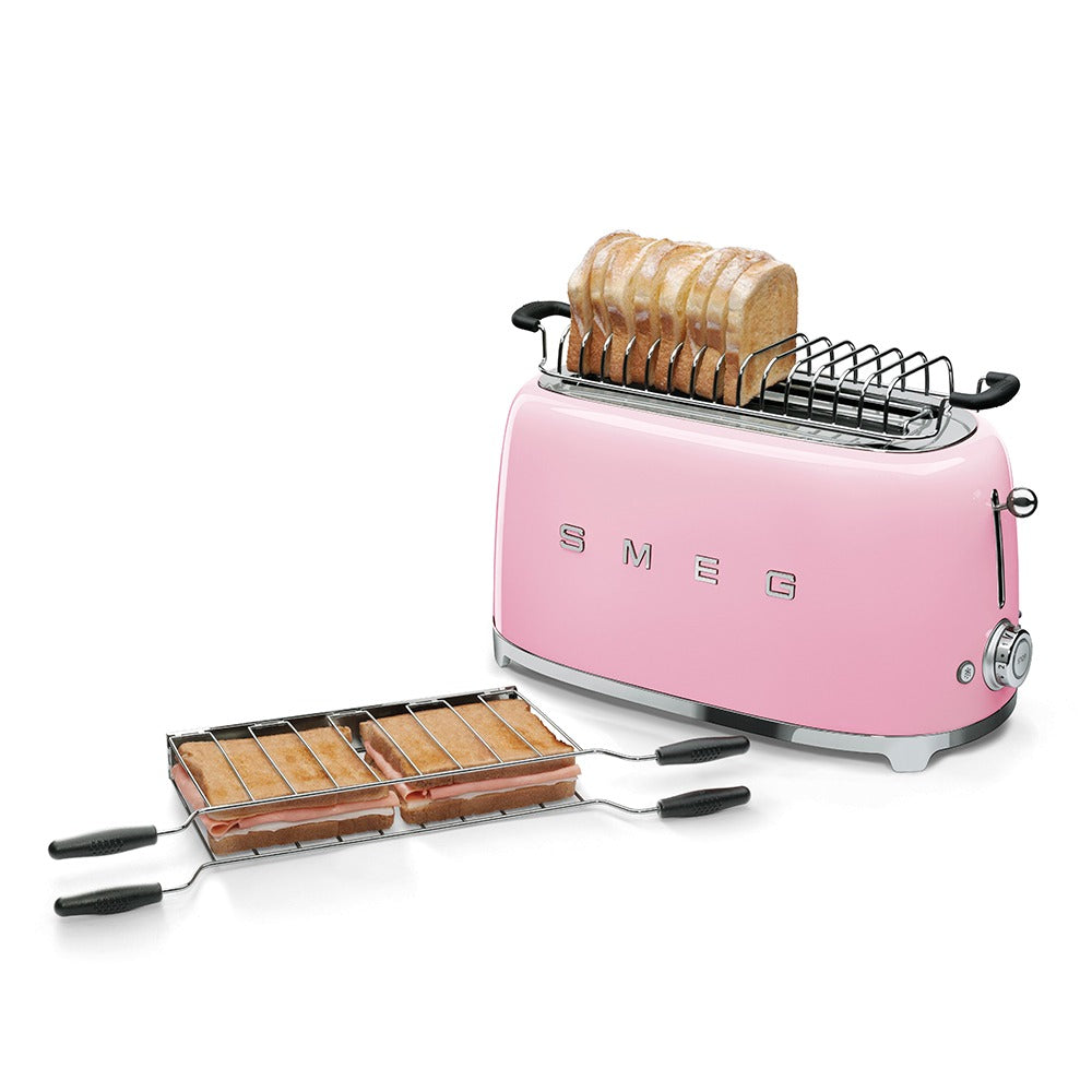 Máy nướng bánh mì SMEG TSF02PKEU màu hồng