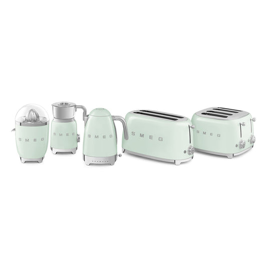 Máy nướng bánh mì SMEG TSF03PGEU màu xanh lá cây