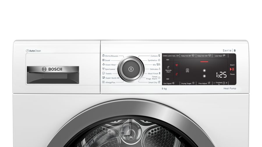 Máy sấy quần áo BOSCH HMH.WTX87MH0SG|Serie 8