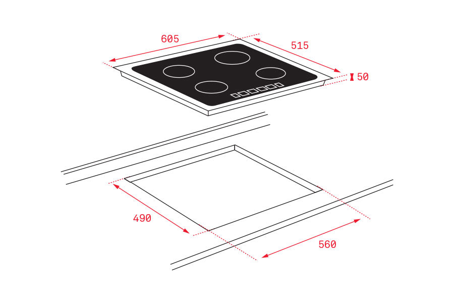 Bếp từ TEKA IT 6350 IKNOB