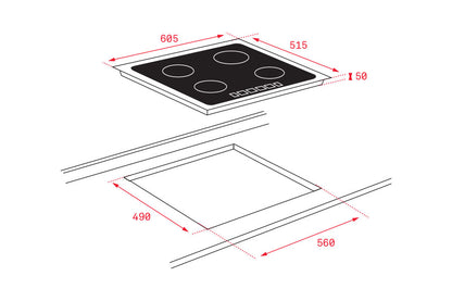 Bếp từ TEKA IT 6350 IKNOB
