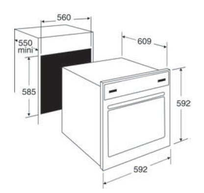 Lò nướng BRANDT FC1045XS