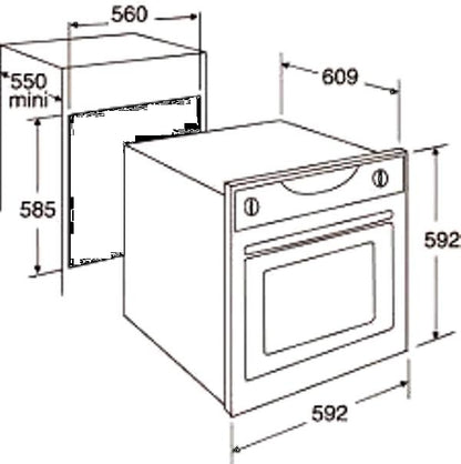 Lò nướng BRANDT FP1364M