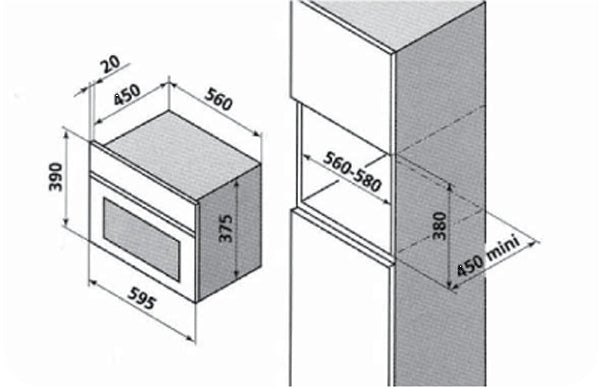Lò nướng kết hợp hấp BRANDT FV1000X