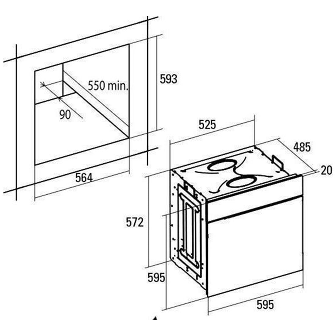 Lò nướng CATA CDP 780 AS BK