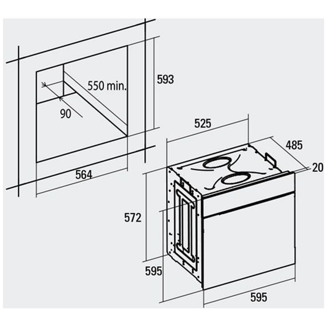 Lò nướng CATA CDP 780 AS WH