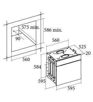 Lò nướng CATA LC 840 BK