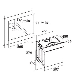 Lò nướng CATA ME 605