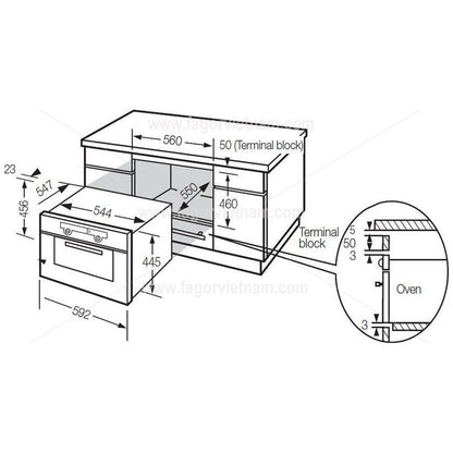 Lò nướng FAGOR 6H-545BX