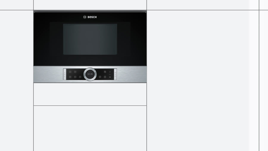 Lò vi sóng âm tủ BOSCH HMH.BFL634GS1B|Serie 8