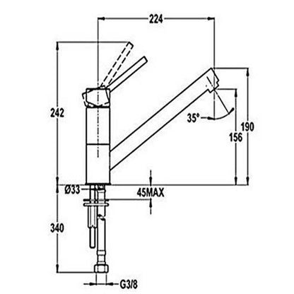 Vòi rửa bát TEKA AUK 913