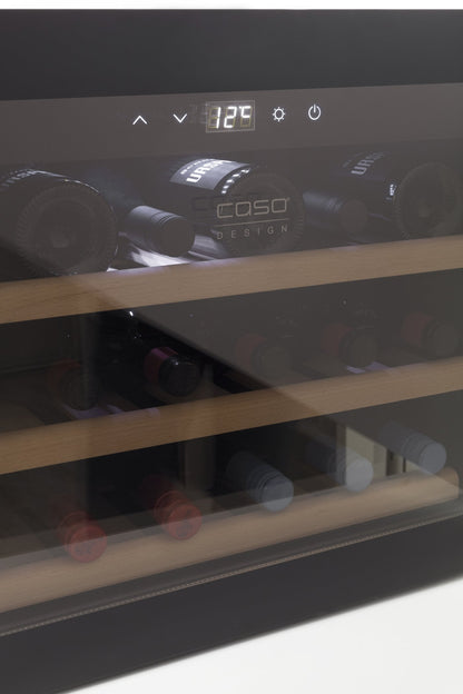 Tủ rượu âm tủ CASO WineSafe 18 EB Black