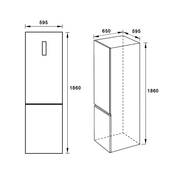 Tủ lạnh đơn HAFELE HF-BF324 534.14.230