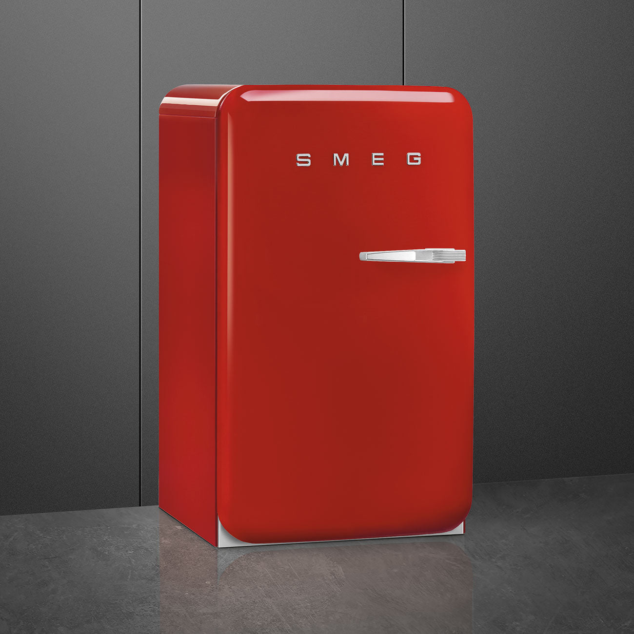 Tủ mát SMEG FAB10HLRD5 màu đỏ cánh trái